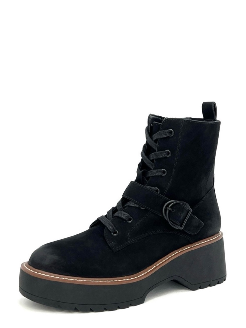 New Blondo Grayce Waterproof Ankle Boots Size 11 Platform Nubuck Leather